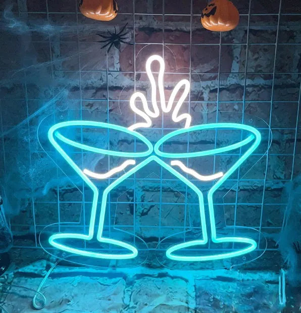 Cocktail Bar Neon Sign Wall Hanging