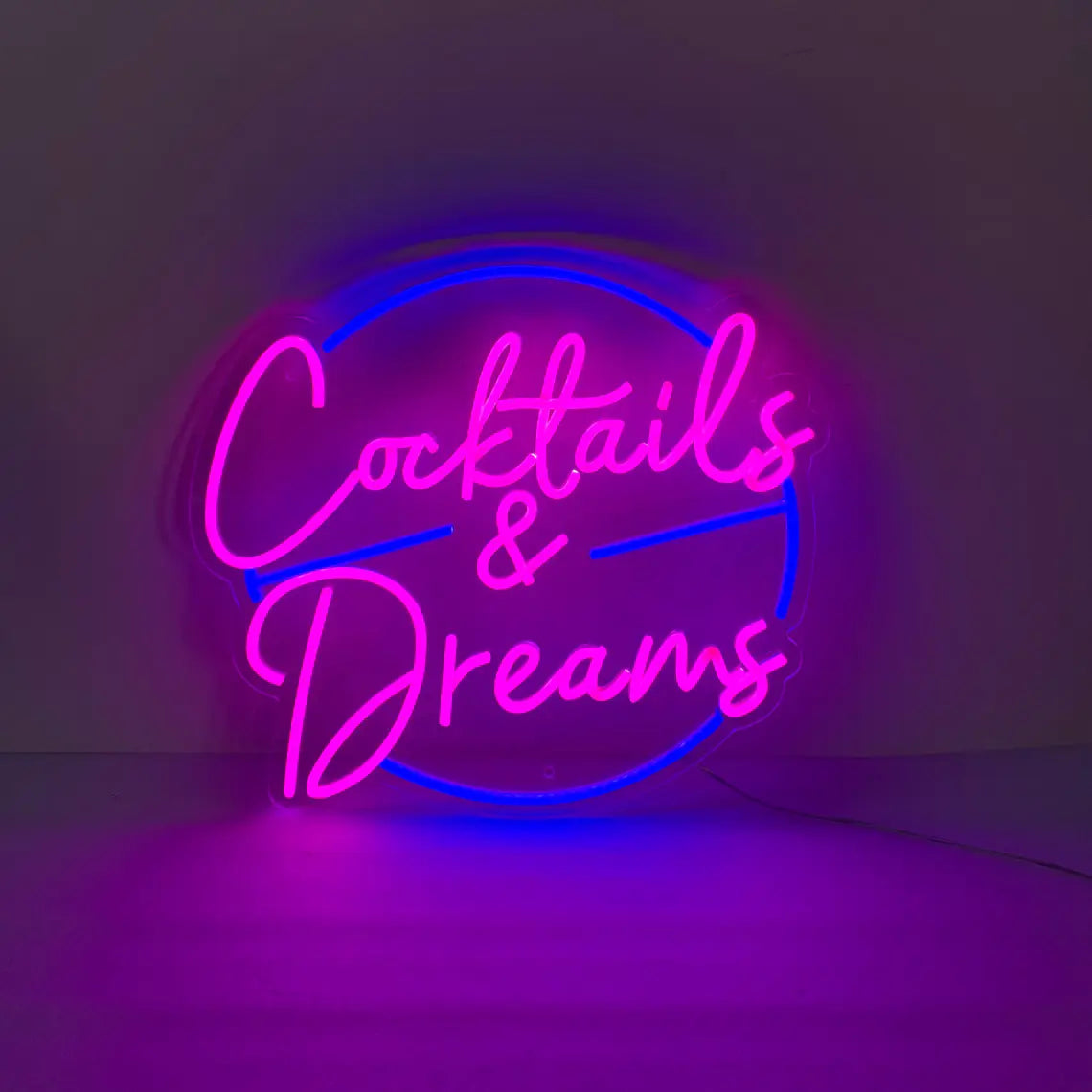 Cocktails and Dream Neon Light