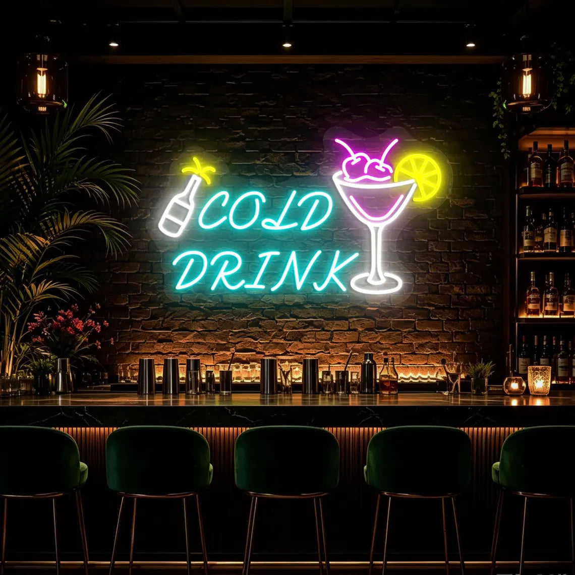 Cold Drink Neon Sign