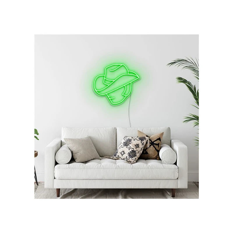 Cowboy Hat LED Neon Sign