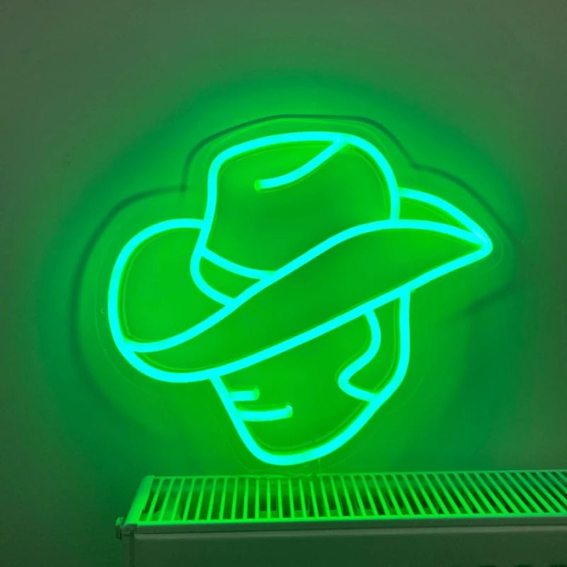 Cowboy Hat LED Neon Sign