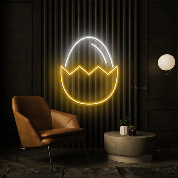 Cracked Broken Egg LED Light
