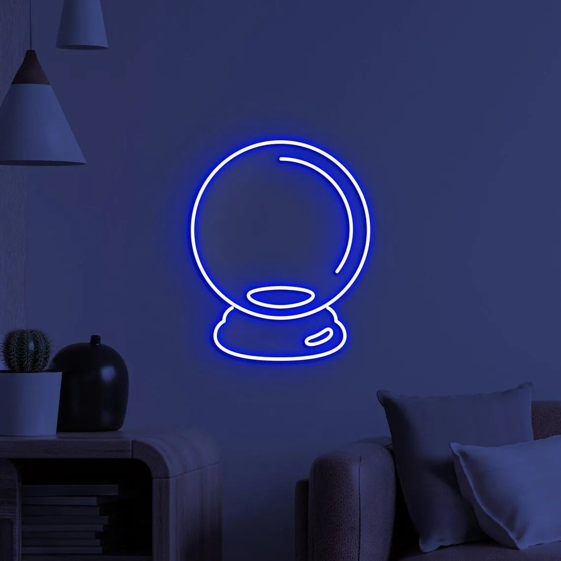 Crystal Ball Neon Sign