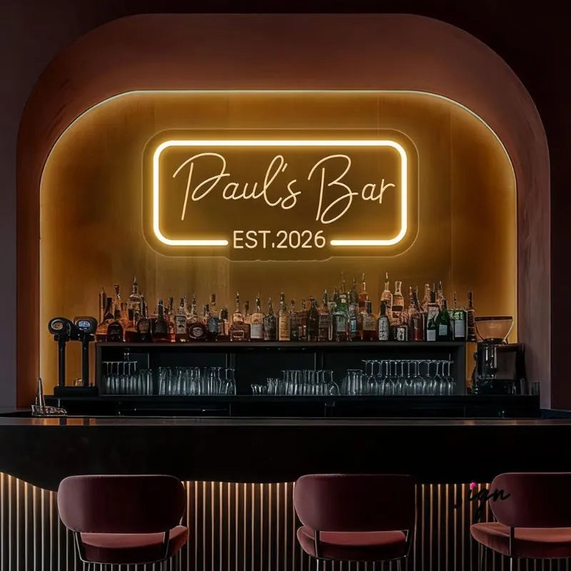 Custom Bar Name Neon Sign