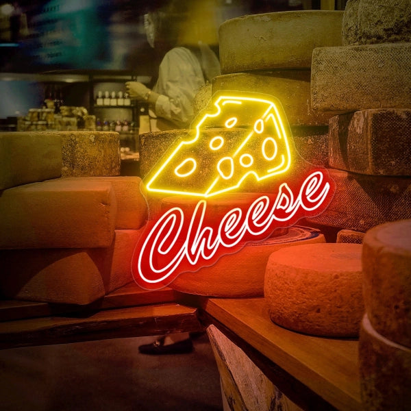 Custom Cheese Neon Sign