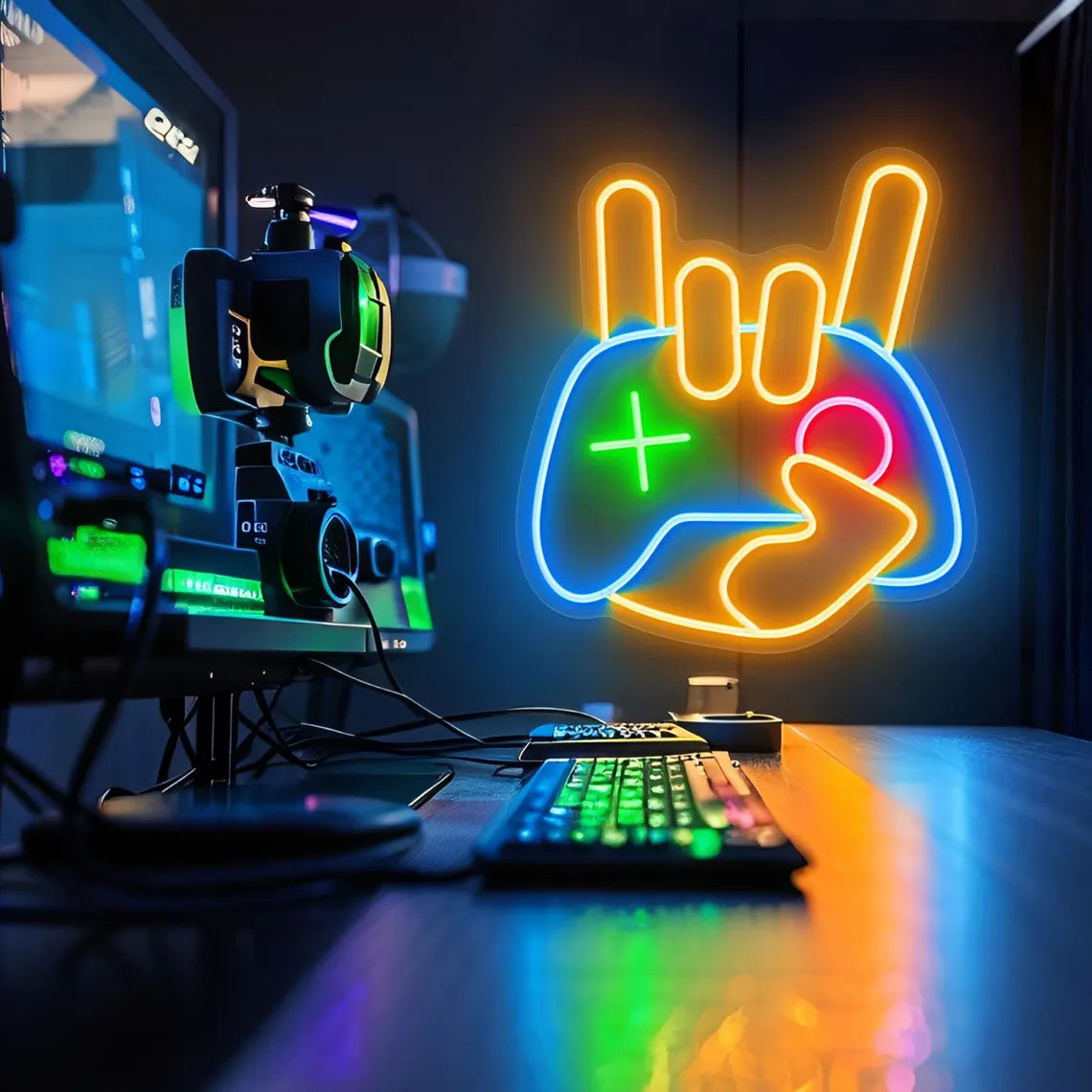 Custom Gamer Neon Sign LED Light