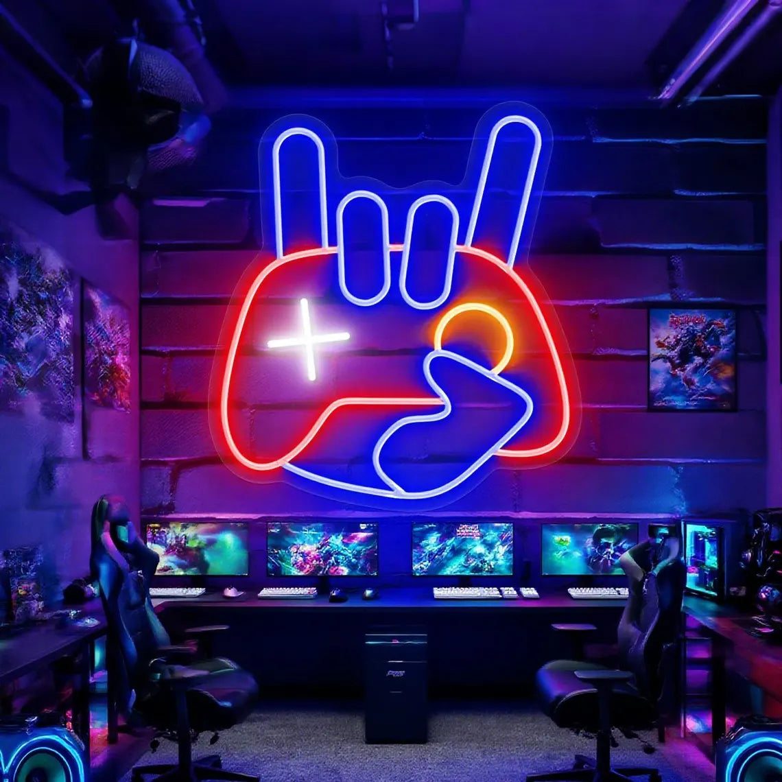 Custom Gamer Neon Sign LED Light