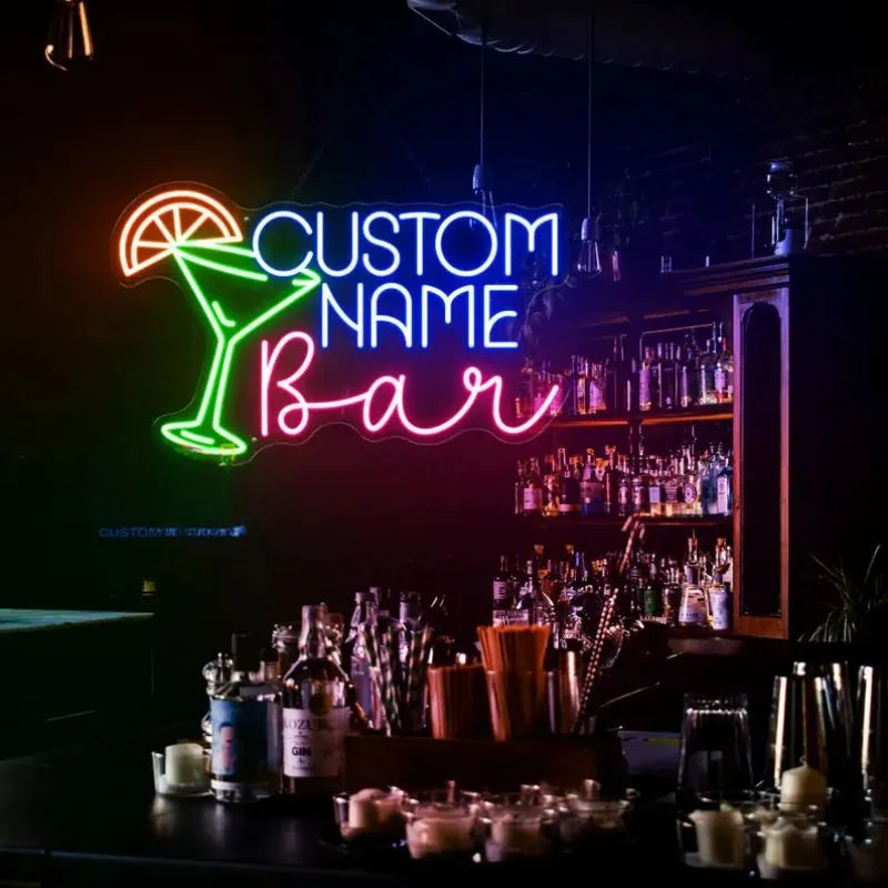 Custom Name BAR Neon Sign