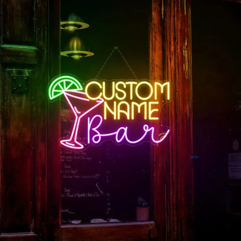 Custom Name BAR Neon Sign