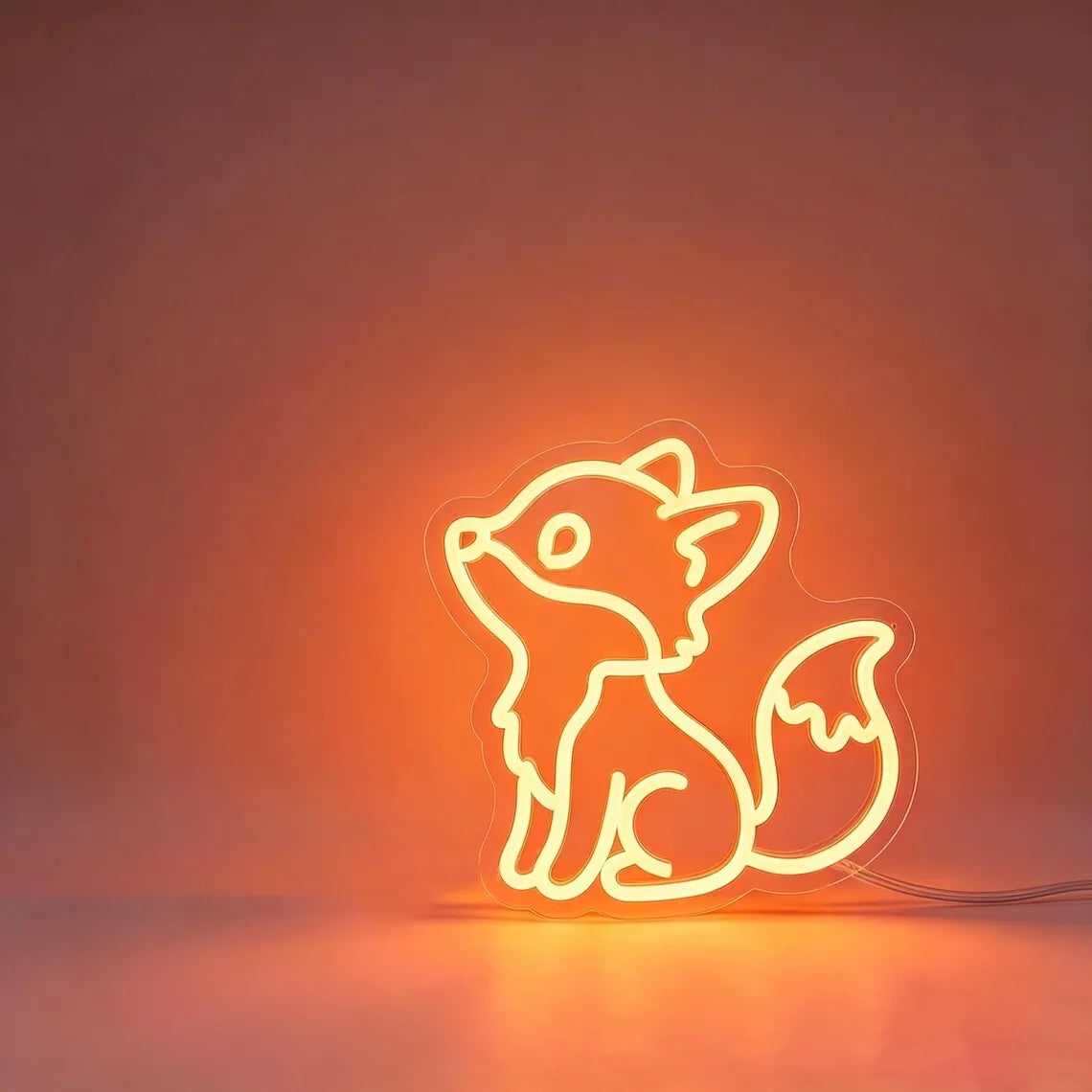 Cute Fox Neon Sign