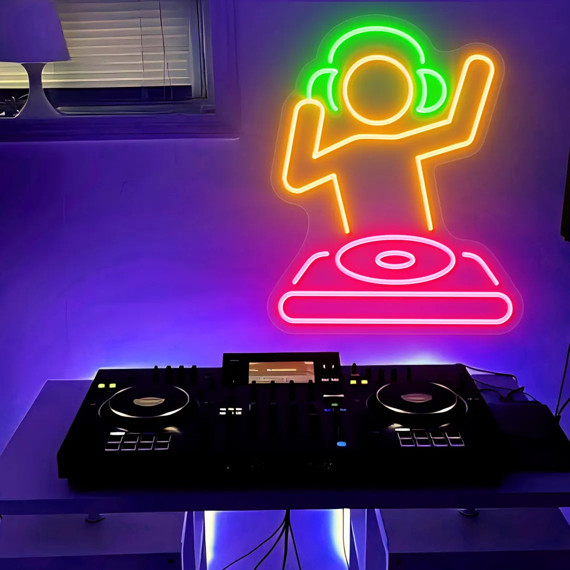 DJ Neon Wall Art Sign Neon Sign