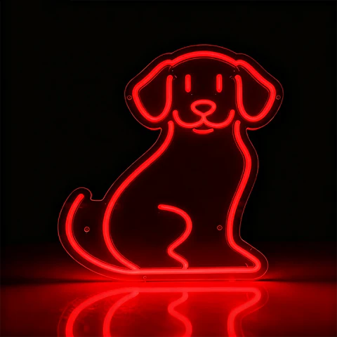 Dog LED Neon Sign