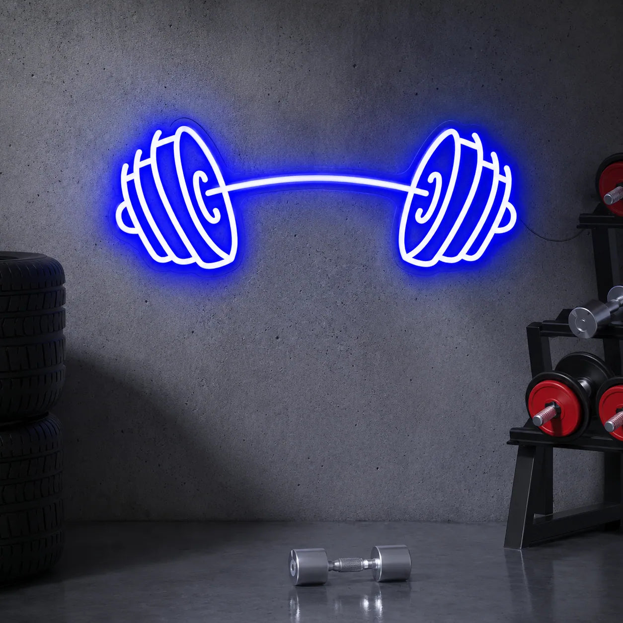 Dumbbell Neon Decor LED Light