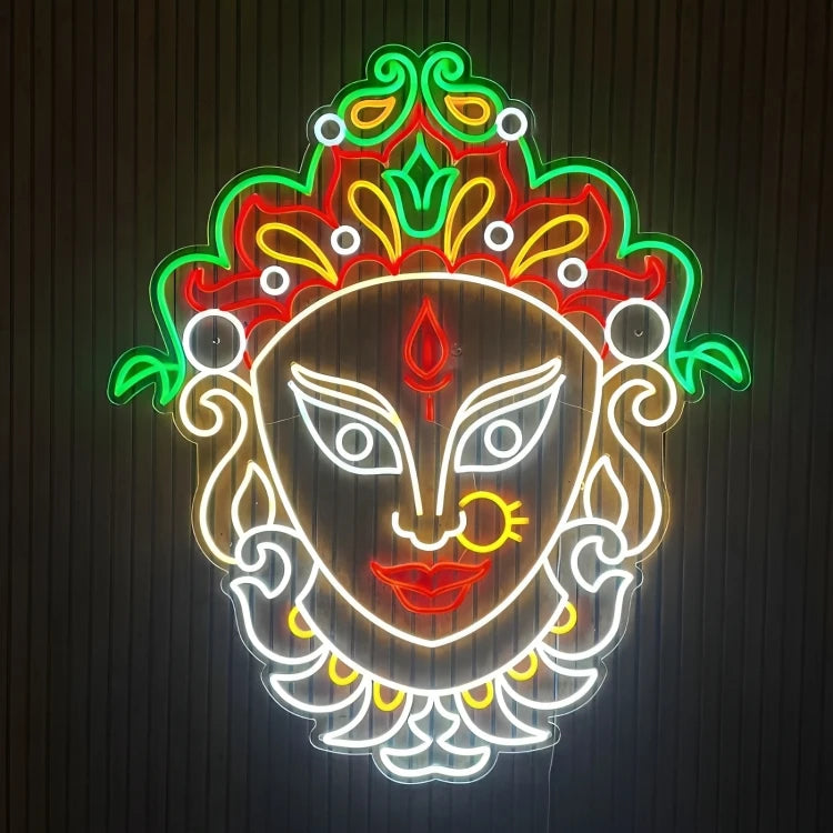 Durga Mata Neon Sign