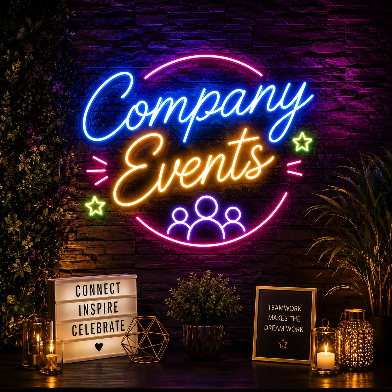 Company Event Neon Light