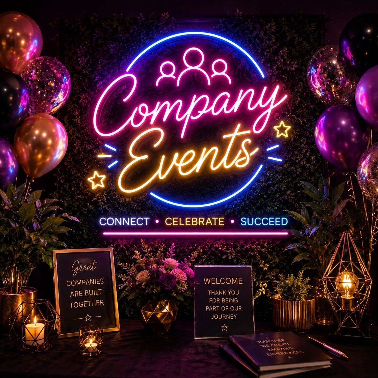 Company Event Neon Light
