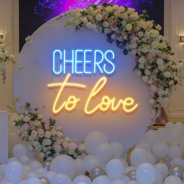 Cheers To Love Led Neon Sign Light