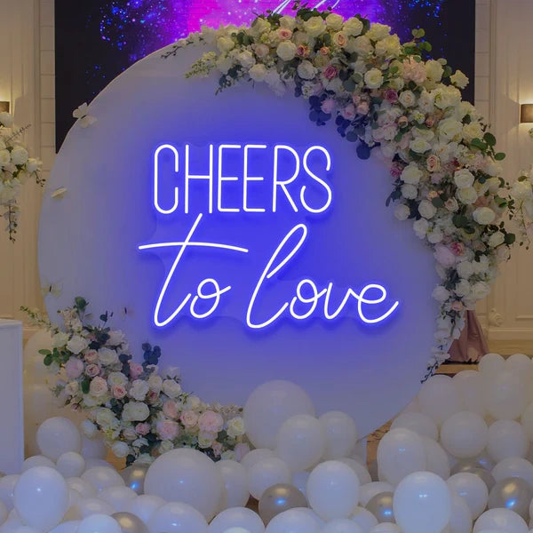 Cheers To Love Led Neon Sign Light