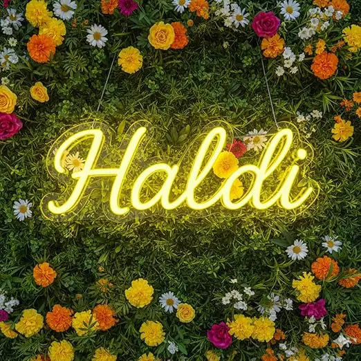 Haldi Neon Sign LED Light