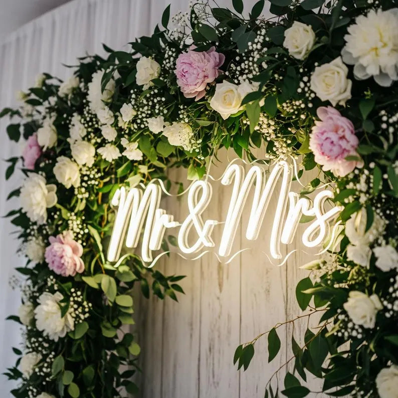 Wedding Neon Sign for Reception Decor