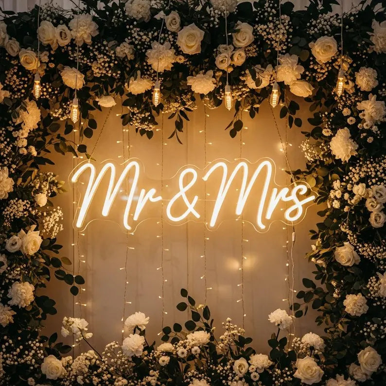 Wedding Neon Sign for Reception Decor
