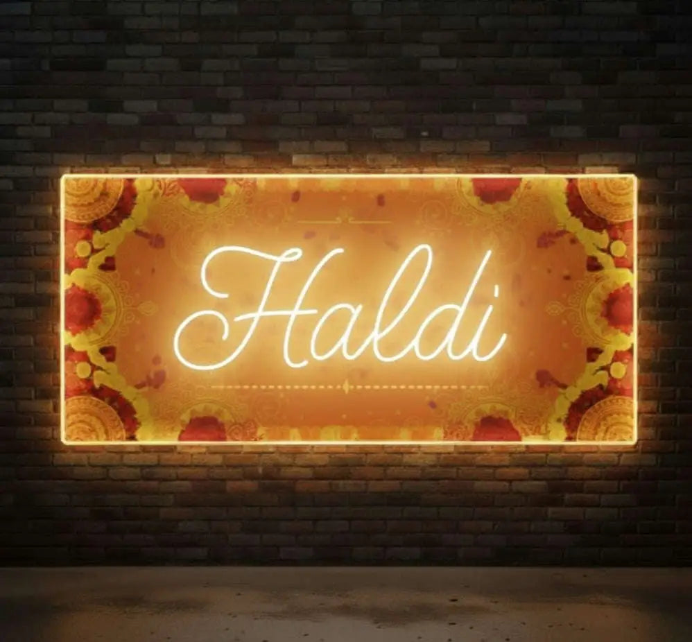 Haldi Ceremony Neon Sign