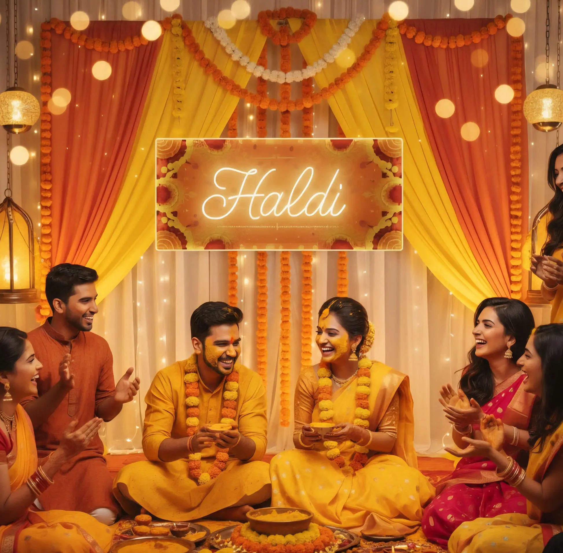 Haldi Ceremony Neon Sign