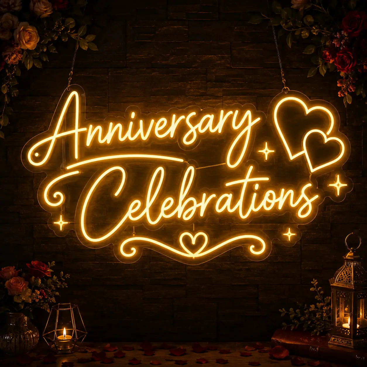 Anniversary Celebrations Neon Light Sign