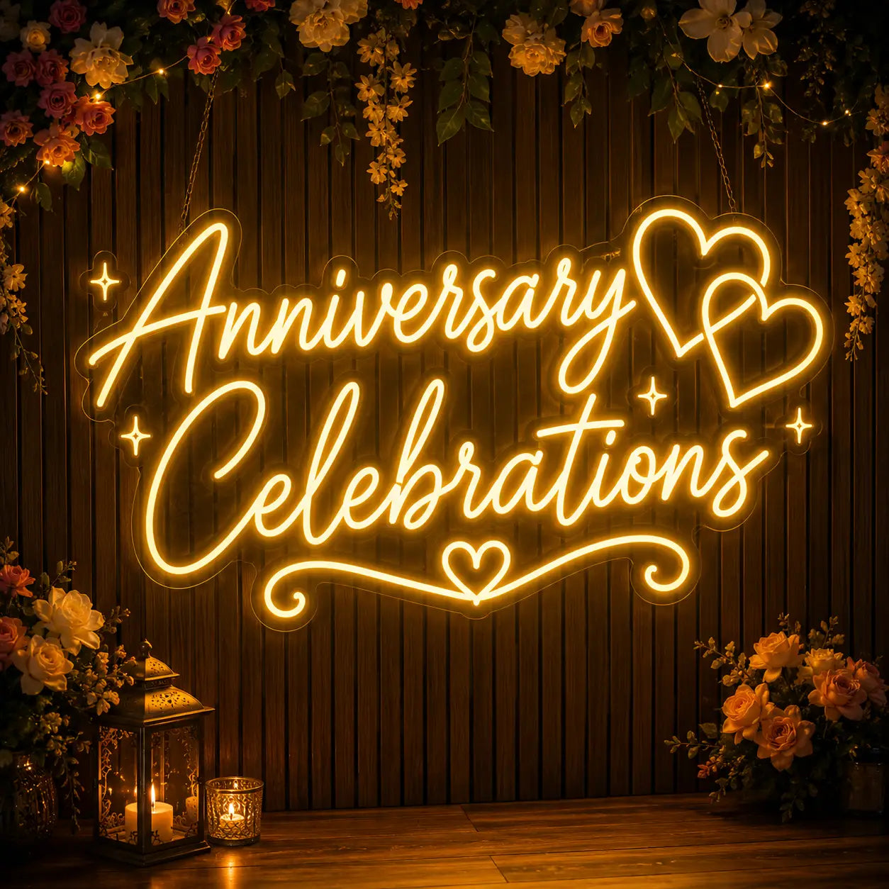 Anniversary Celebrations Neon Light Sign