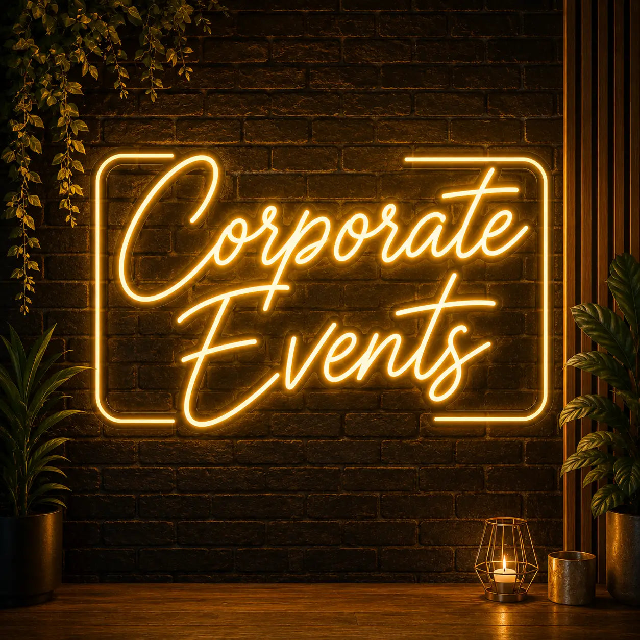 Corporate Events Neon Light Sign