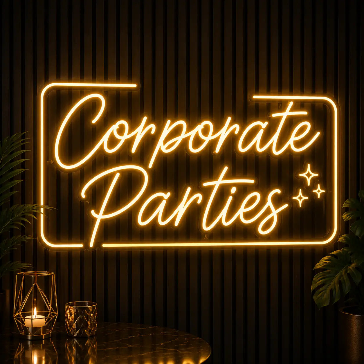 Corporate Parties Neon Light Sign