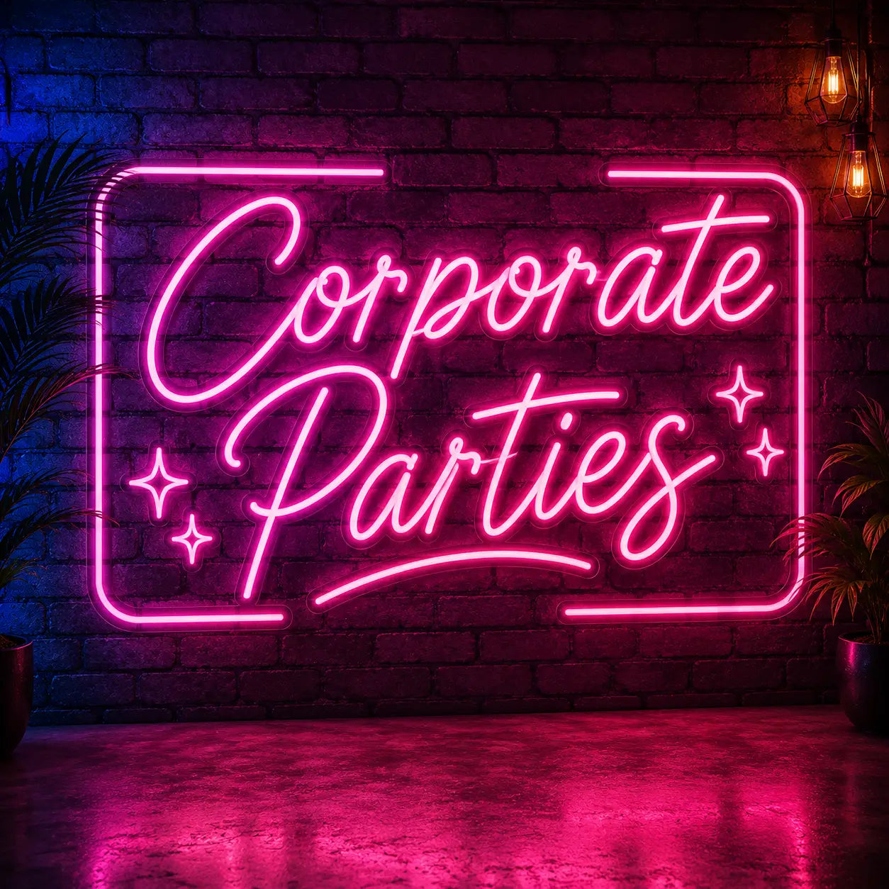 Corporate Parties Neon Light Sign