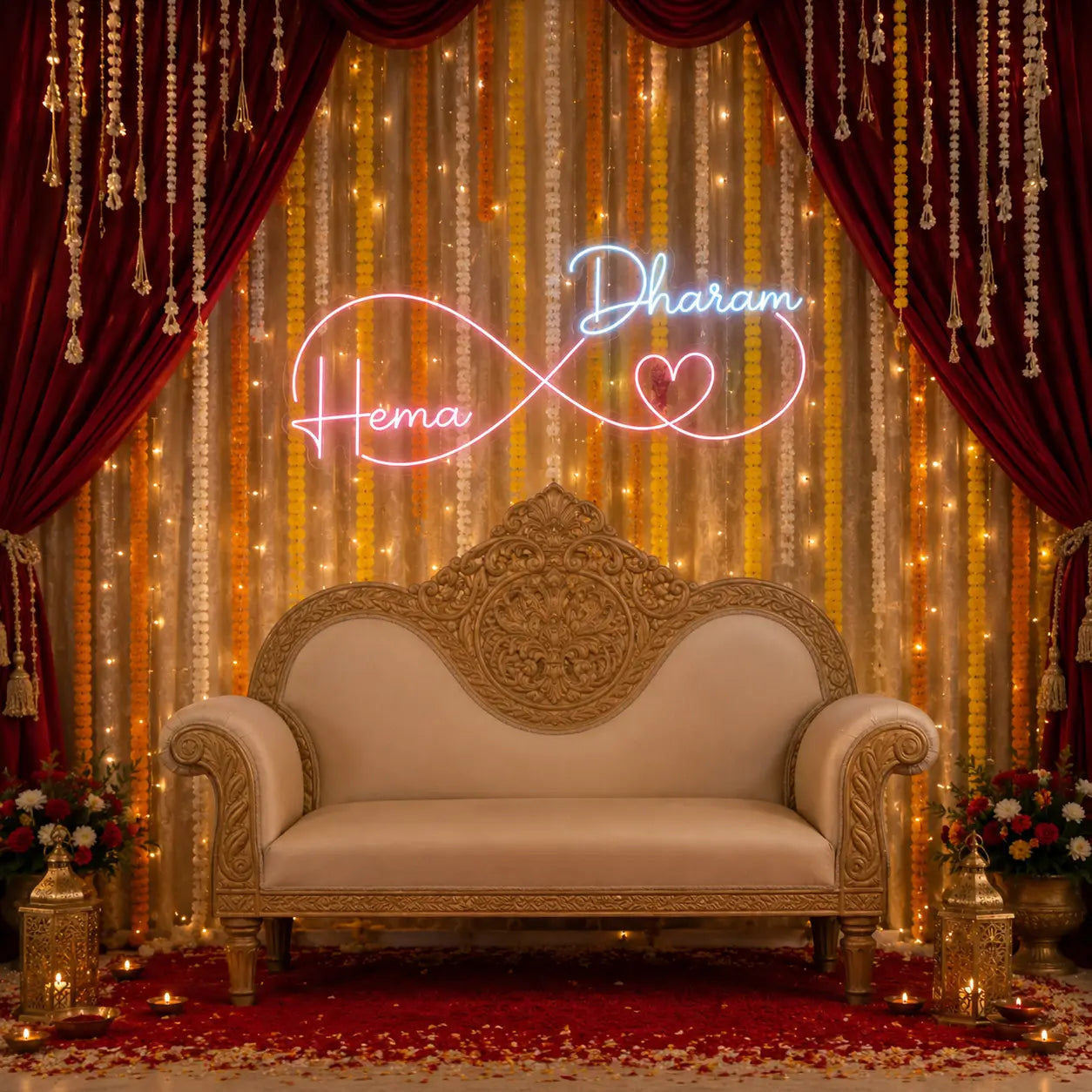 India's Trusted Brand in Custom Wedding Neon Signs