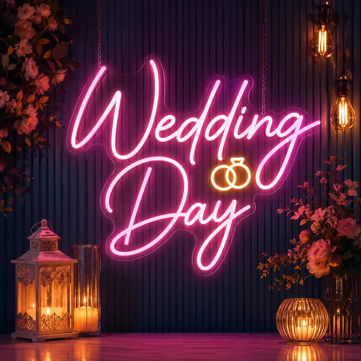 Wedding Day Neon Sign Light