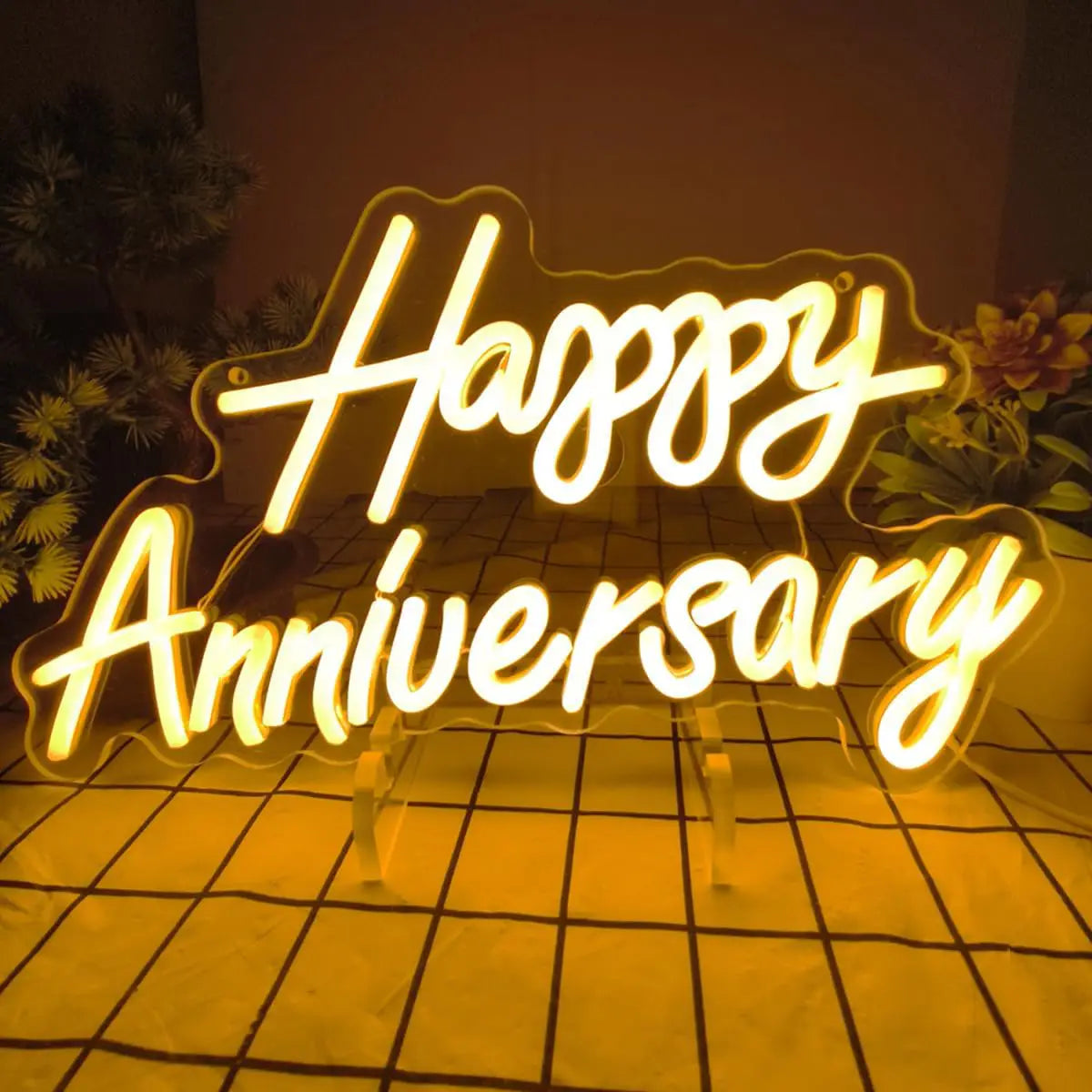 Happy Anniversary Neon Sign Light