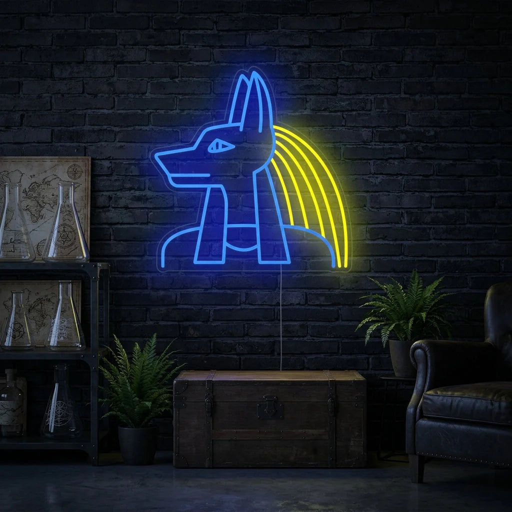 Egypt Anubis God Neon Sign