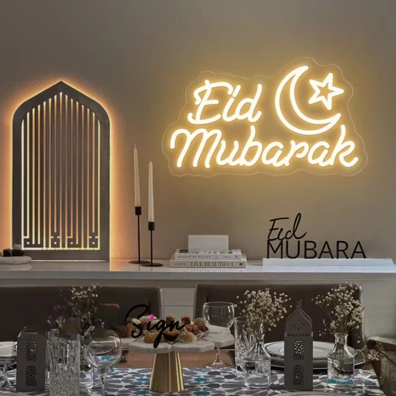 Eid Mubarak Neon Sign