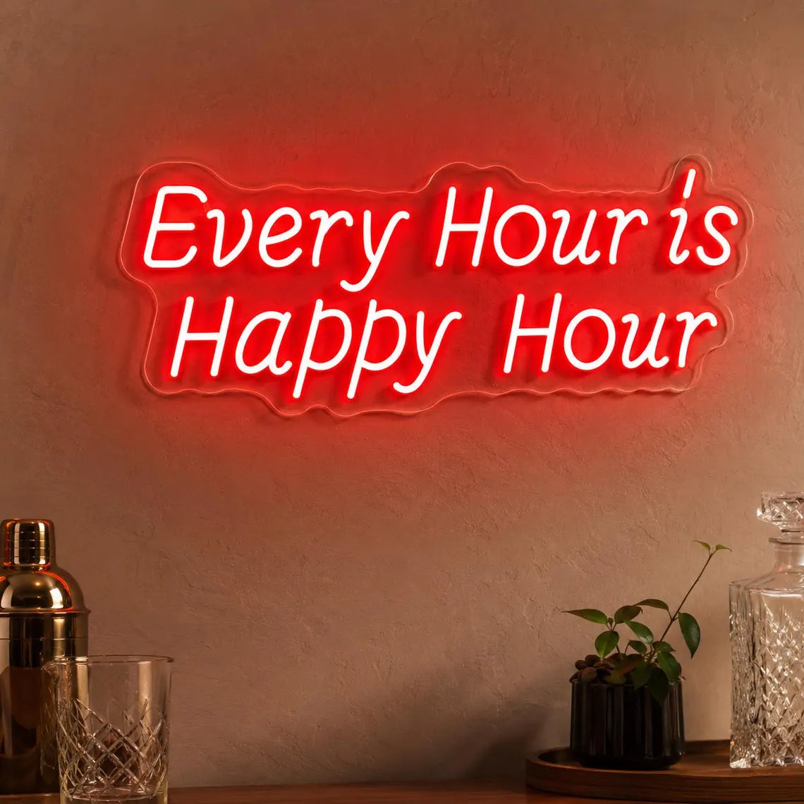 Every Hour Is Happy Hour Neon Sign