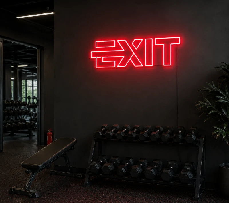 Exit Neon Sign LED Light