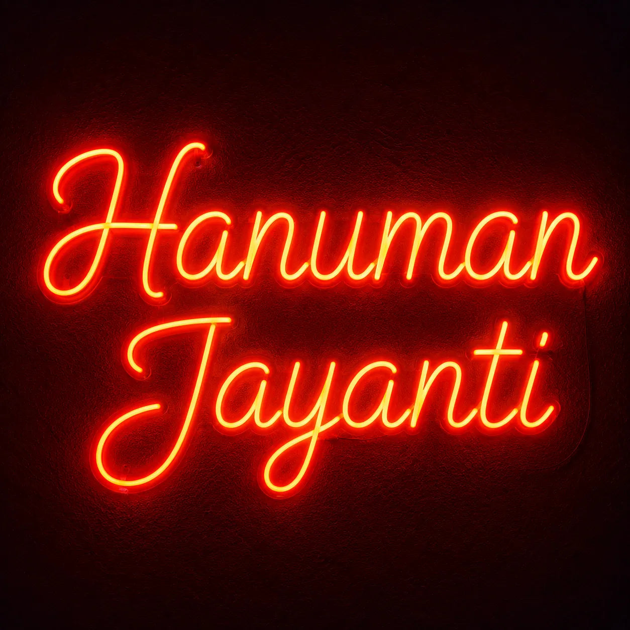 Hanuman Jayanti LED Neon Sign for Festive Home Decor