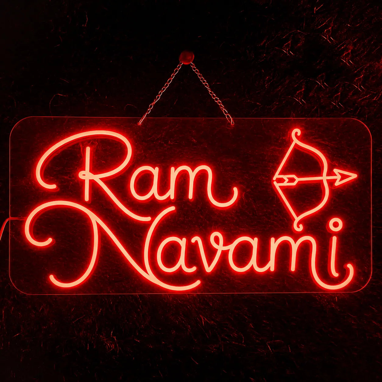 Ram Navami LED Neon Sign for Festive Home Decor
