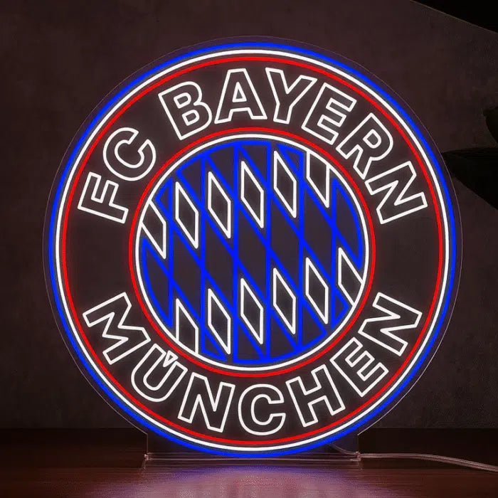 FC Bayern Munich Logo Neon Sign LED Light