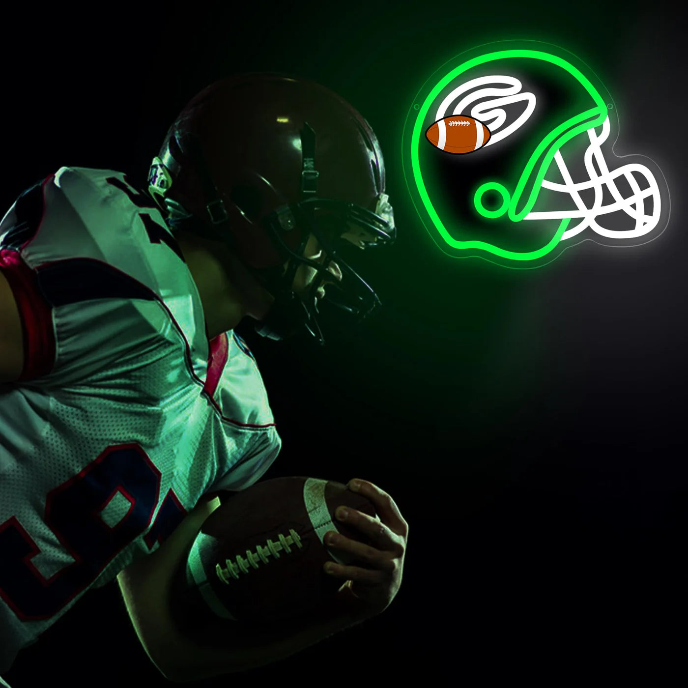 Football Neon Sign