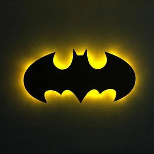 Batman Logo Neon Wall Light