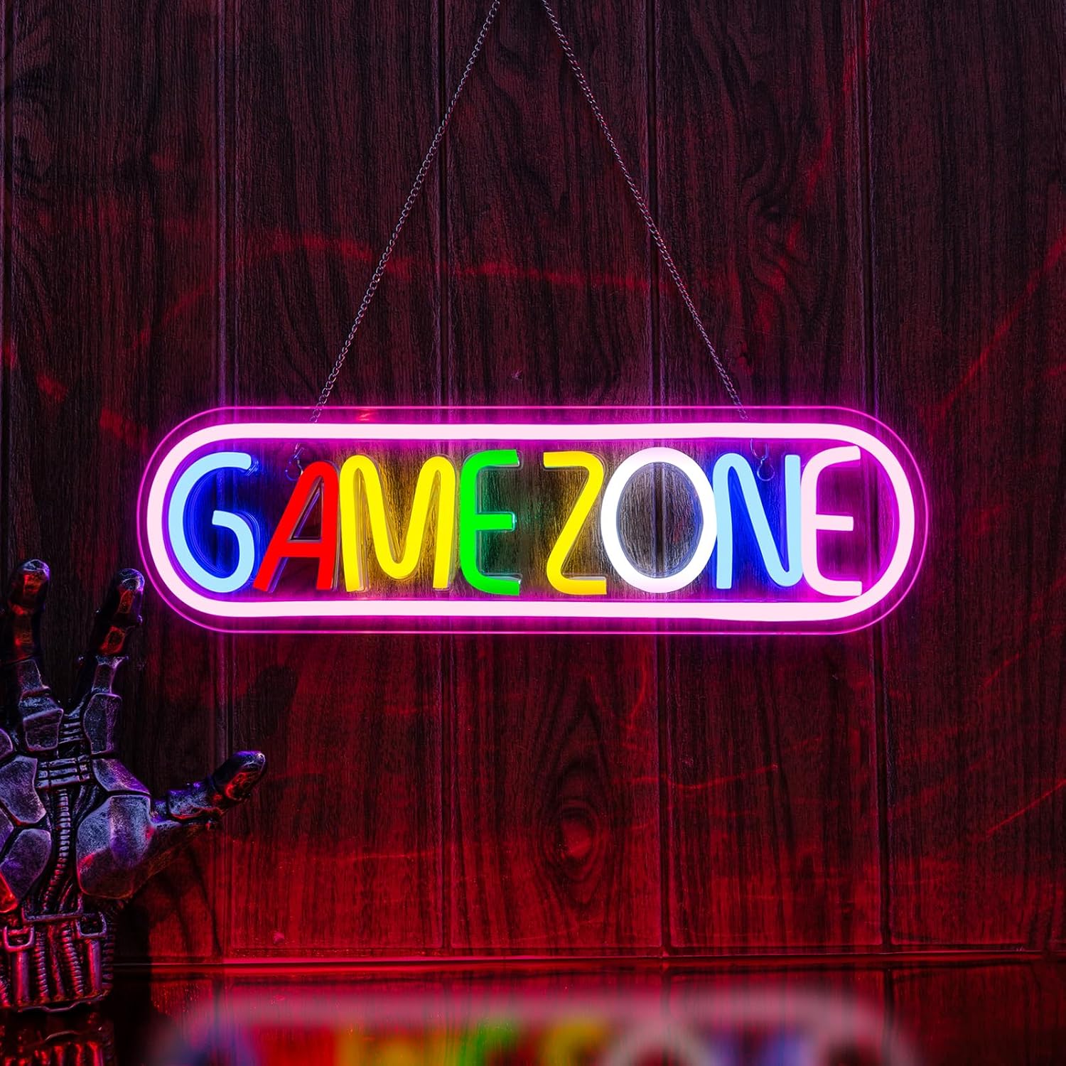 Game Zone LED Neon Lights for Gaming Room