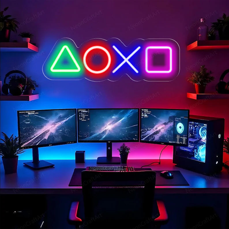 PlayStation Neon LED Sign