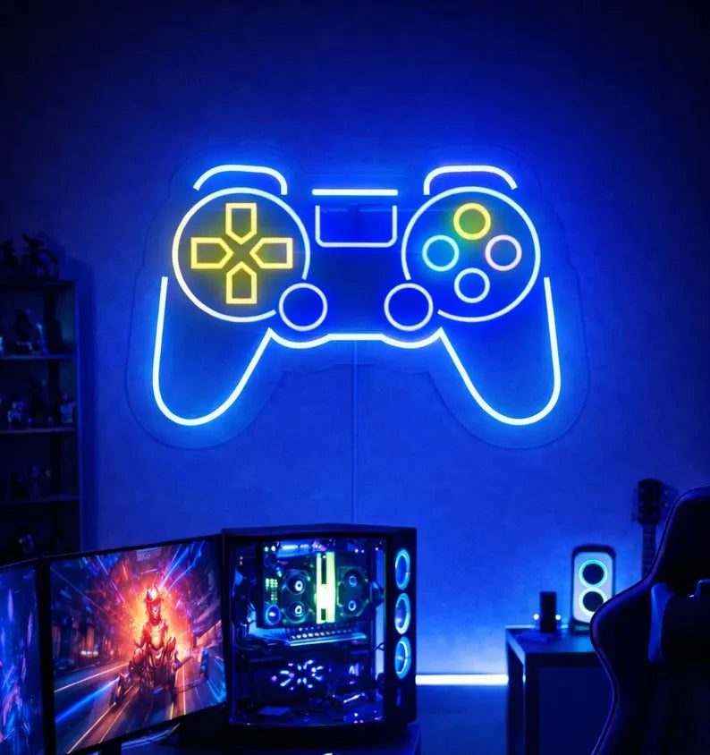 Game Controller Neon Sign