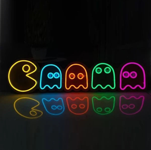 Retro Arcade Game Custom Neon Sign Board