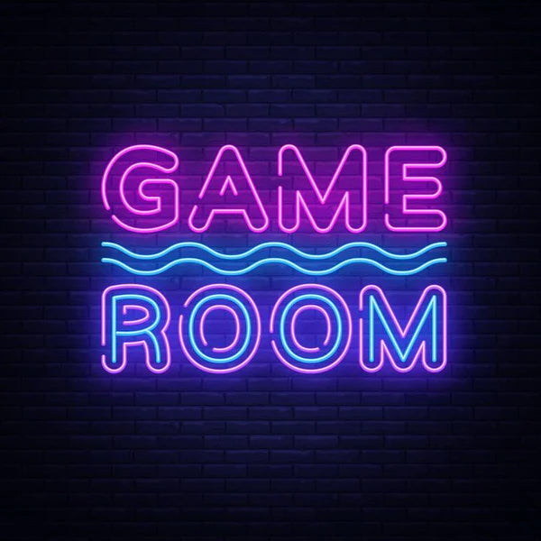 Neon Game Room Sign Board