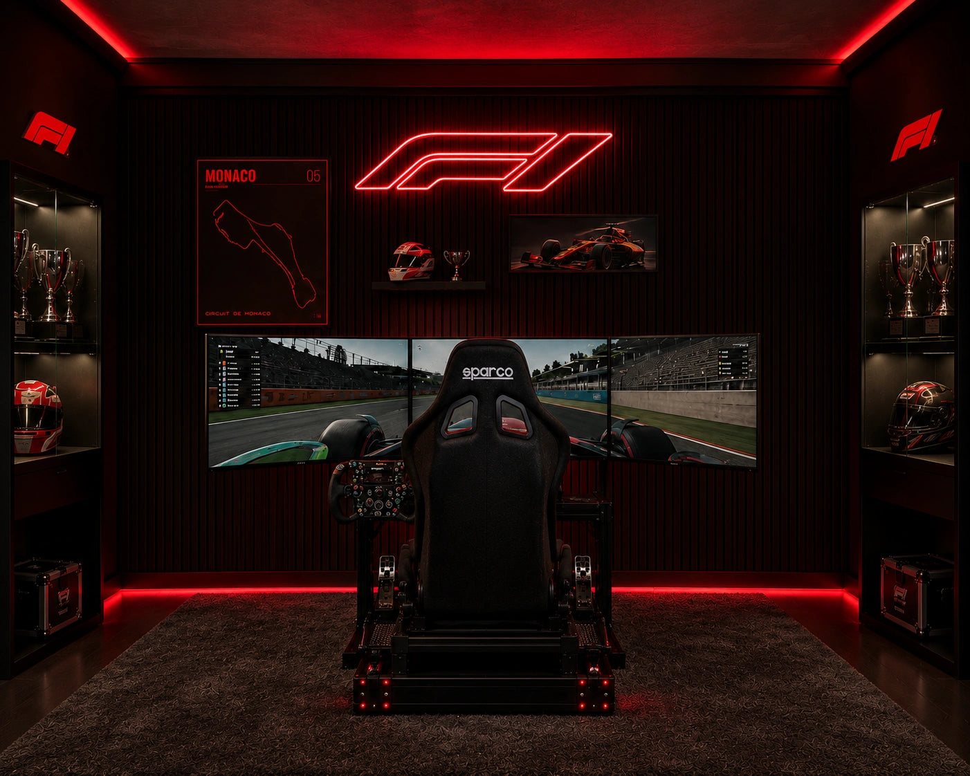 F1 LED Wall Art Game room